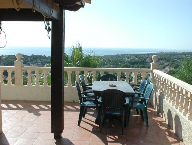 Villa con espectaculares vistas al mar en Benimeit, Moraira.